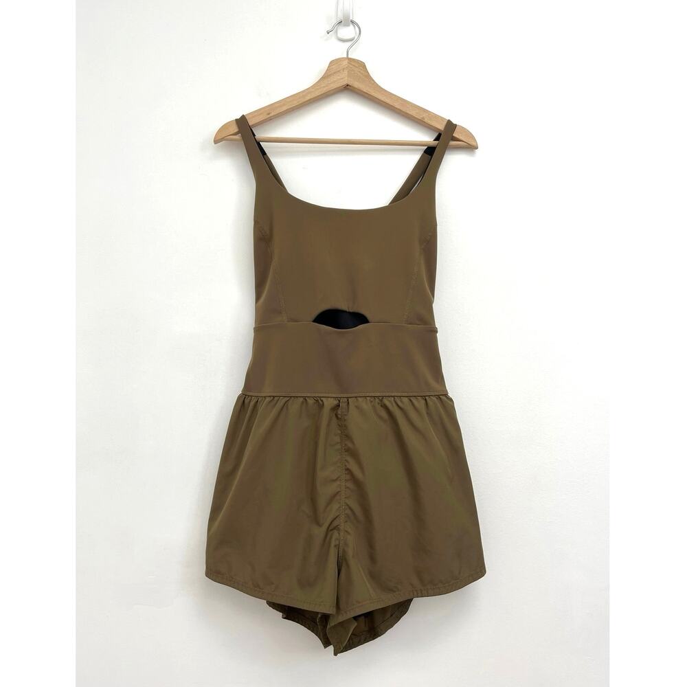 FP Movement Righteous Runsie Running Workout Cut Out Romper Tea Leaves - Large - Picture 16 of 16